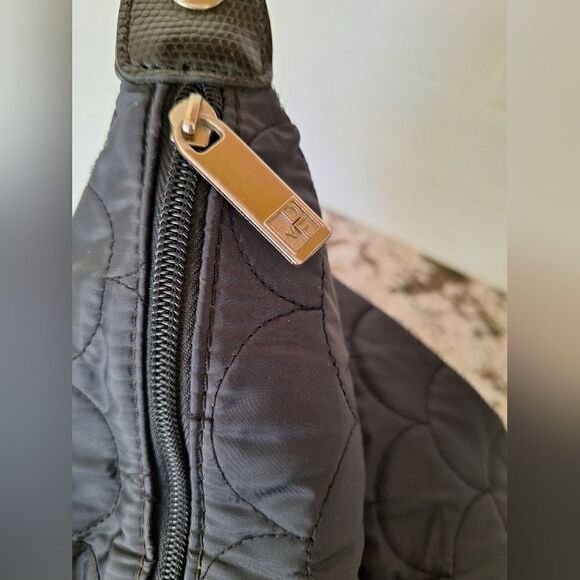 Diane Von Furstenberg black nylon large travel bag - Picture 6 of 11